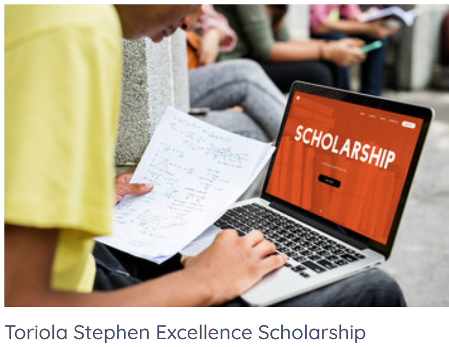 
	Toriola Stephen Excellence Award for Nigerian Undergraduates
	 
