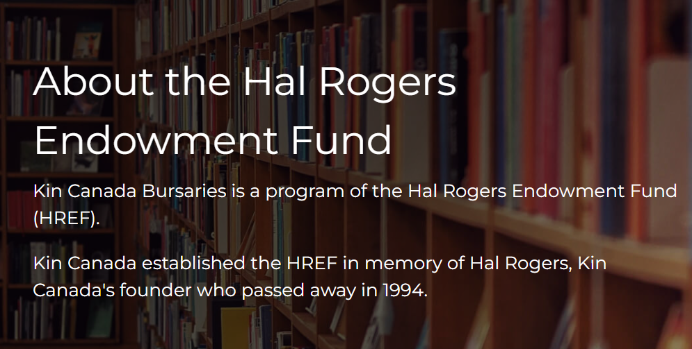 <p>
	Hal Rogers Endowment Busary</p>
